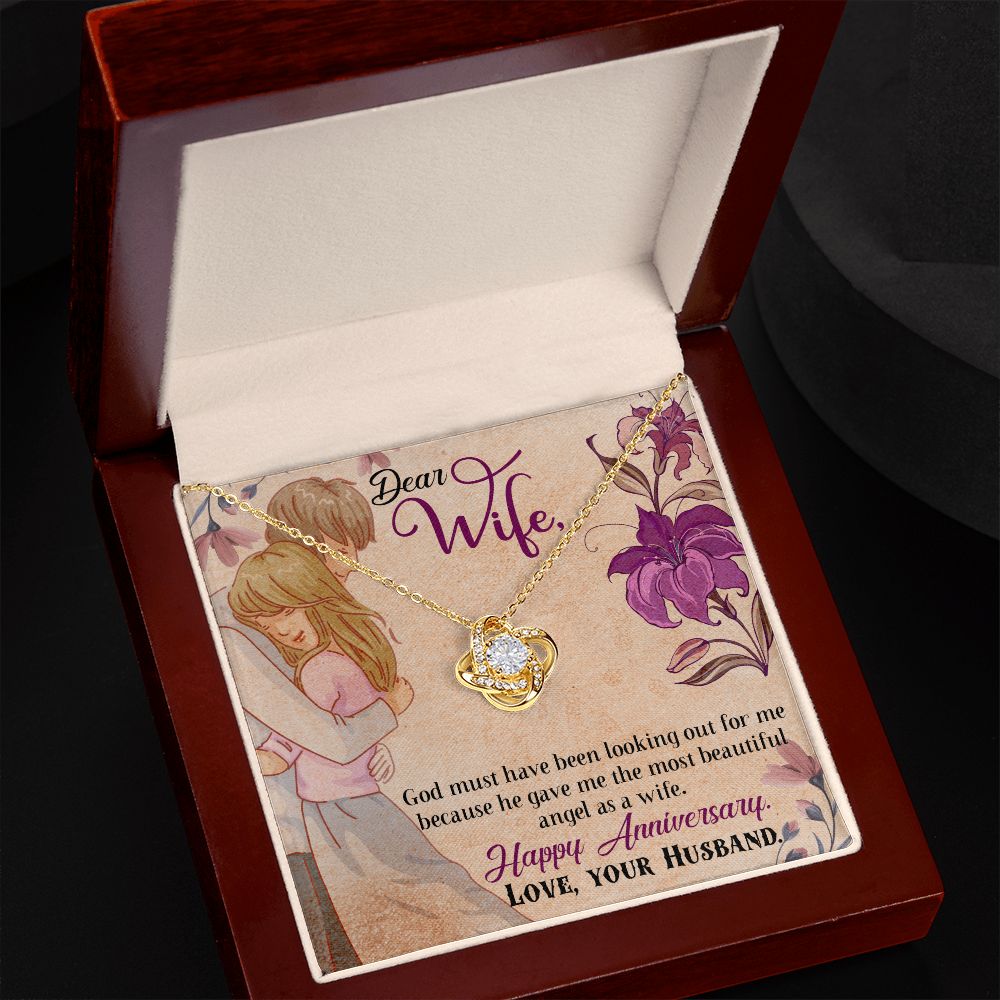 My Angel Anniversary Necklace - Thoughtful Gift for the Wife-[Heartfelt Family Gift]