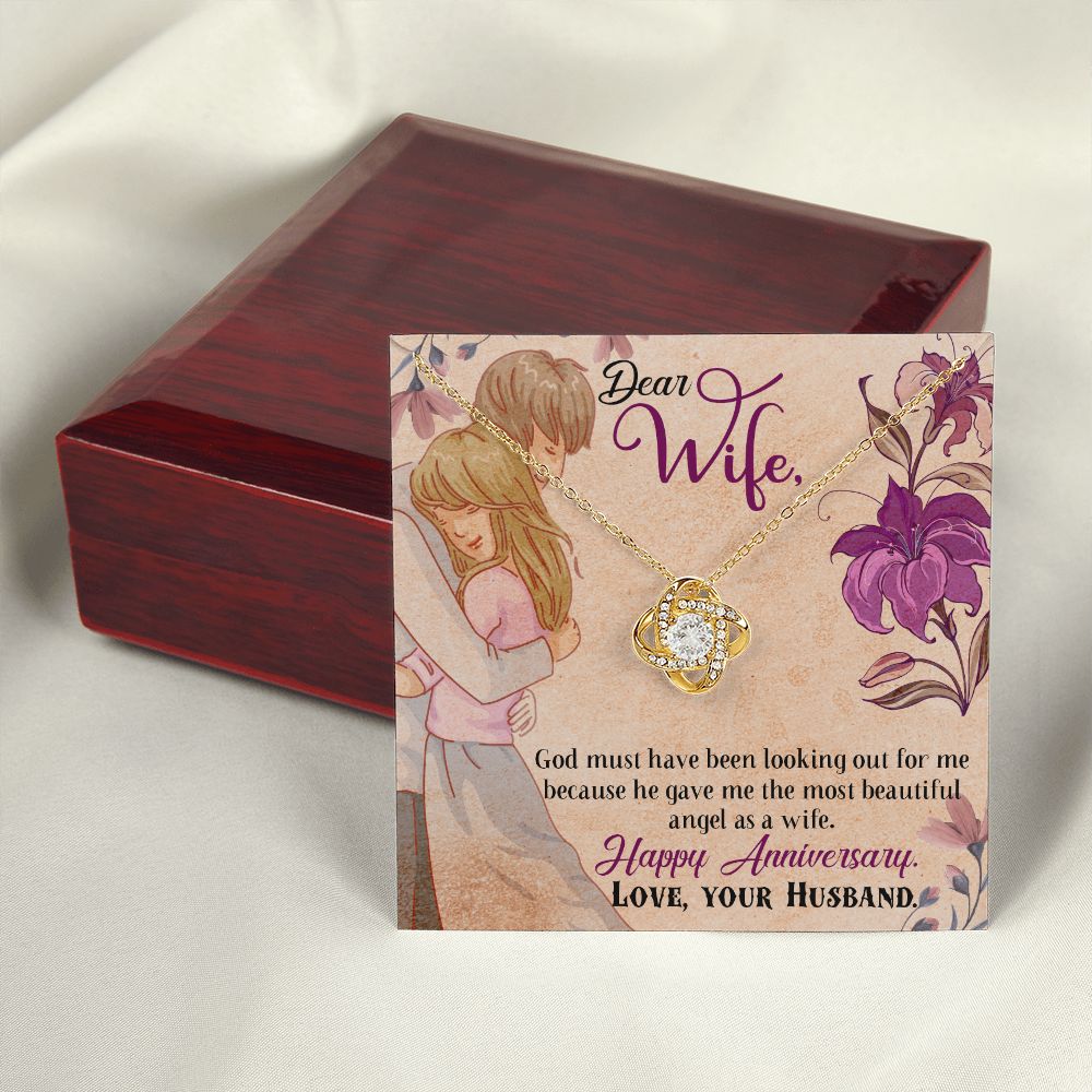 My Angel Anniversary Necklace - Thoughtful Gift for the Wife-[Heartfelt Family Gift]