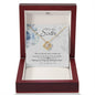 Unbiological Sister - Friends Who Become Family - Knot Necklace-[Heartfelt Family Gift]