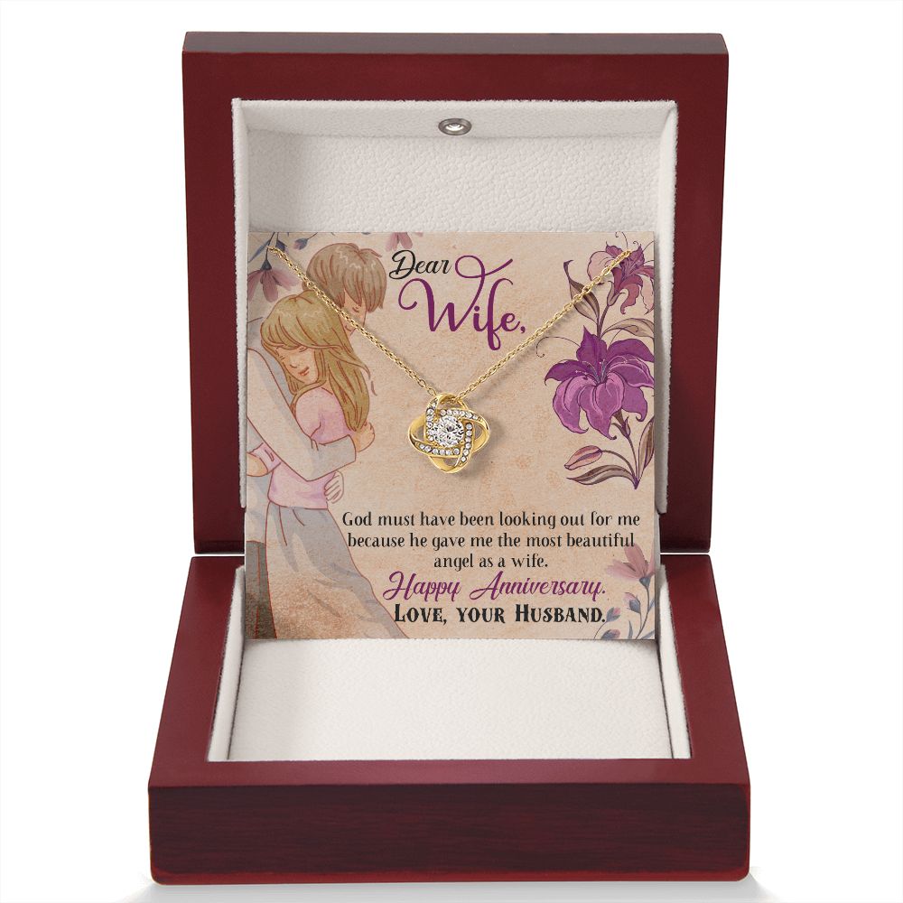 My Angel Anniversary Necklace - Thoughtful Gift for the Wife-[Heartfelt Family Gift]