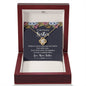 Sister - Distance Never Separates Two Hearts - Love Knot Necklace-[Heartfelt Family Gift]