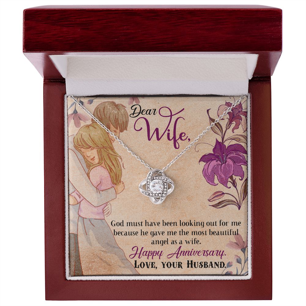 My Angel Anniversary Necklace - Thoughtful Gift for the Wife-[Heartfelt Family Gift]