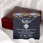 Sister - Distance Never Separates Two Hearts - Love Knot Necklace-[Heartfelt Family Gift]