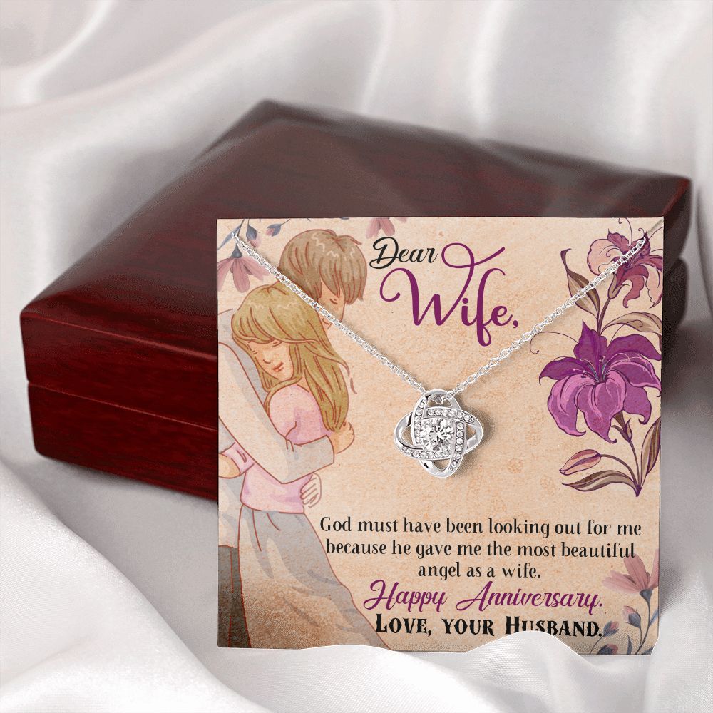 My Angel Anniversary Necklace - Thoughtful Gift for the Wife-[Heartfelt Family Gift]