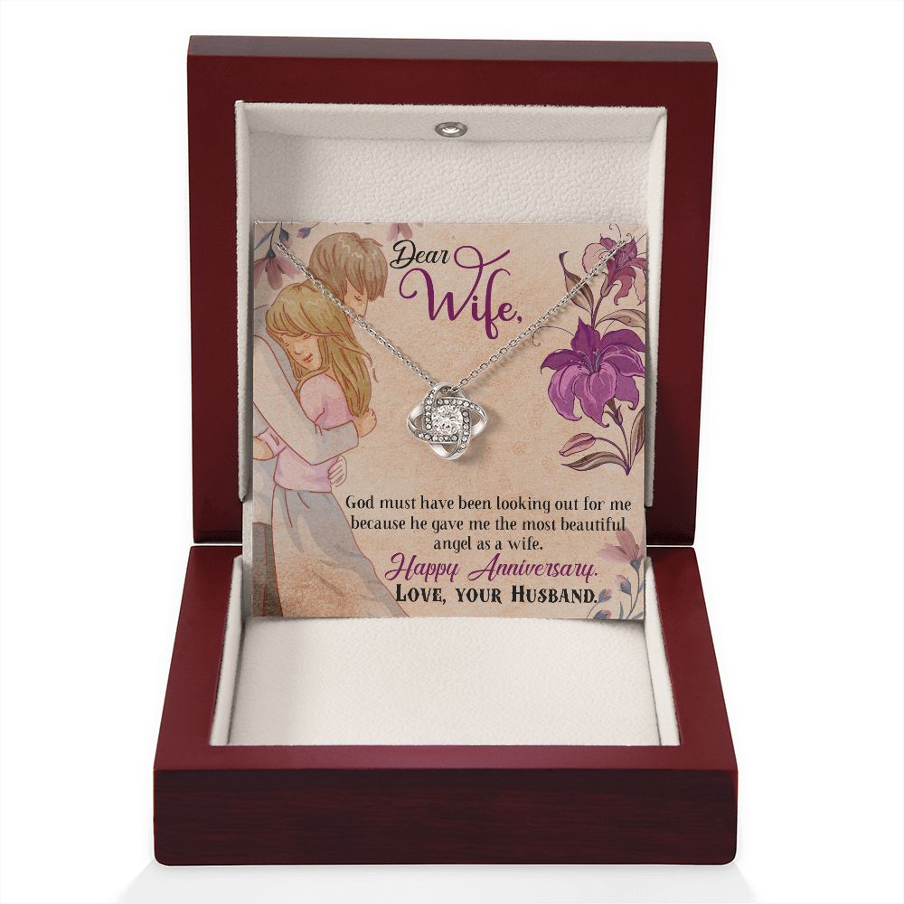 My Angel Anniversary Necklace - Thoughtful Gift for the Wife-[Heartfelt Family Gift]