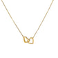 To Our Lovely Granddaughter - Interlocking Hearts Necklace-[Heartfelt Family Gift]