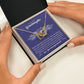 To Our Lovely Granddaughter - Interlocking Hearts Necklace-[Heartfelt Family Gift]