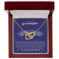 To Our Lovely Granddaughter - Interlocking Hearts Necklace-[Heartfelt Family Gift]