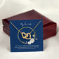 Interlocking Hearts Necklace - Express Your Love for Your Wife - Perfect Gift-[Heartfelt Family Gift]