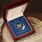 Interlocking Hearts Necklace - Express Your Love for Your Wife - Perfect Gift-[Heartfelt Family Gift]