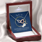 Interlocking Hearts Necklace - Express Your Love for Your Wife - Perfect Gift-[Heartfelt Family Gift]