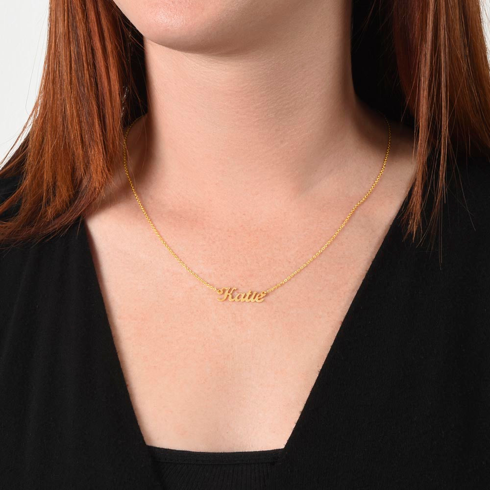 To My Amazing Sister - Personalized Name Necklace-[Heartfelt Family Gift]