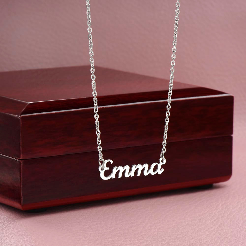 To My Amazing Sister - Personalized Name Necklace-[Heartfelt Family Gift]