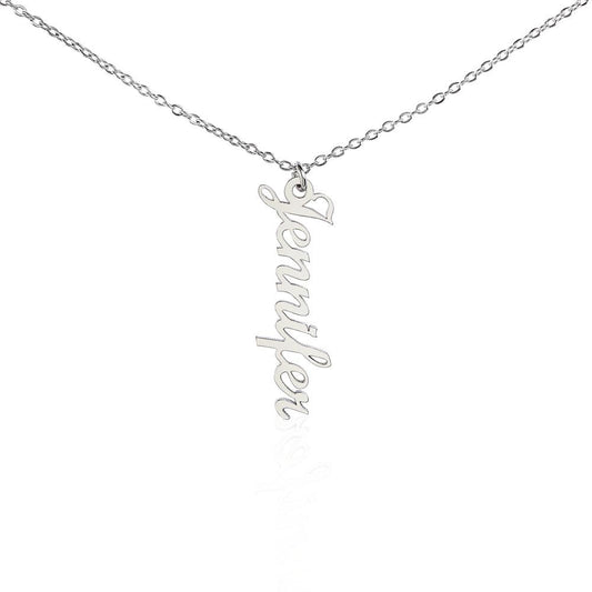 Vertical Name Personalized Necklace-[Heartfelt Family Gift]