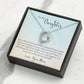 To My Daughter -Learn From Everything -  Forever Love Heart Necklace-[Heartfelt Family Gift]