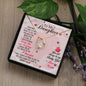 To my Daughter-01 Daughter Forever Love Heart Necklace-[Heartfelt Family Gift]
