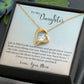 To My Daughter -Learn From Everything -  Forever Love Heart Necklace-[Heartfelt Family Gift]