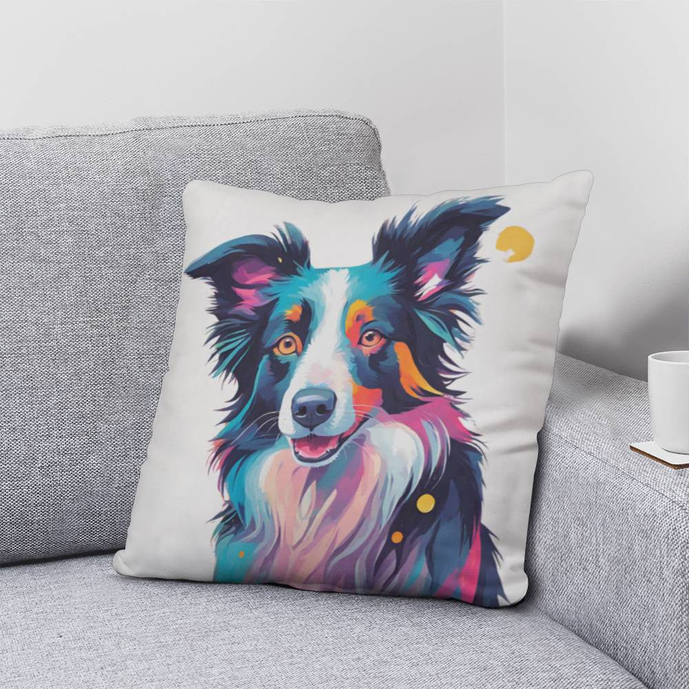 Collie Throw Pillow in 5 Sizes-[Heartfelt Family Gift]
