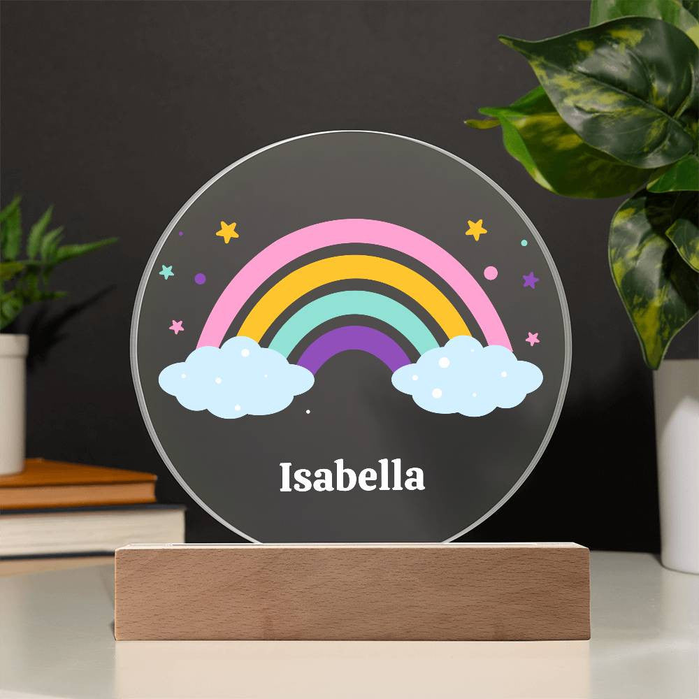 Rainbow Custom Name Night light-[Heartfelt Family Gift]