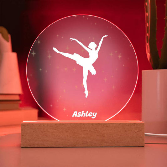 Dancer Custom Name Night Light Ballet Gifts-[Heartfelt Family Gift]