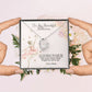 To My Beautiful Ballerina Love Mom Forever Love Heart Necklace Dance Recital Gift-[Heartfelt Family Gift]