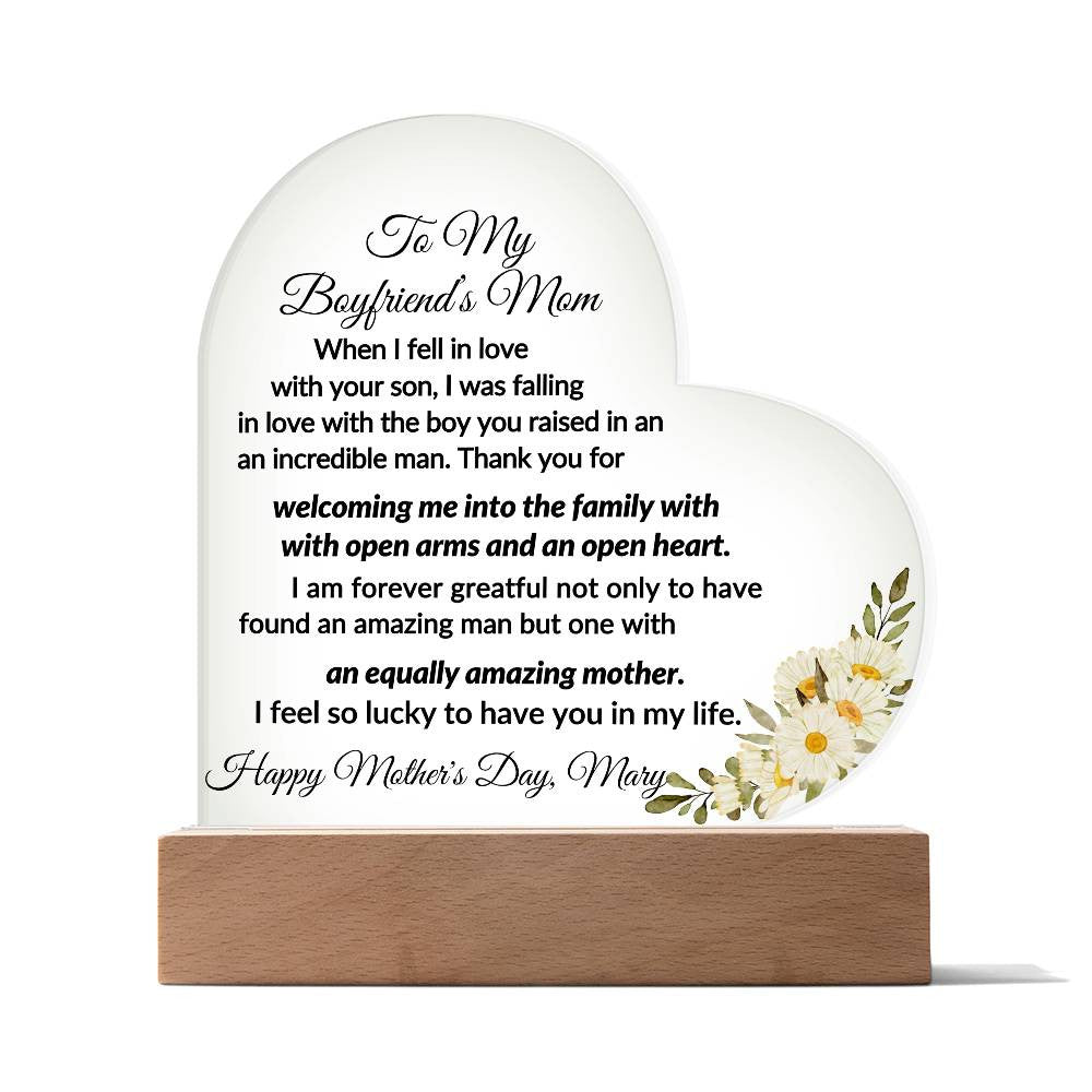 Acrylic Heart Plaque-[Heartfelt Family Gift]