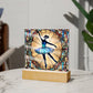 Personalized Ballerina Night Light  Custom LED Dance Room Decor for Girls-[Heartfelt Family Gift]