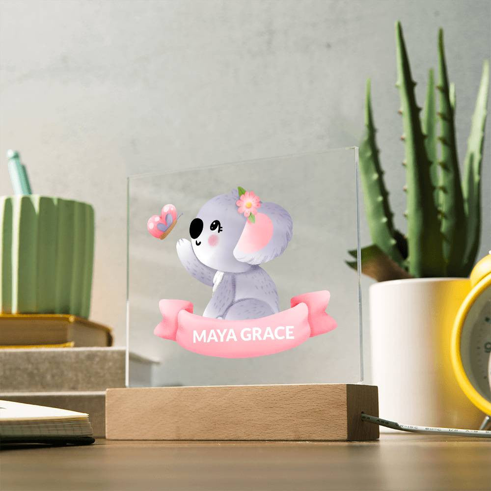 Koala Bear Acrylic Night Light-[Heartfelt Family Gift]