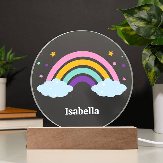 Rainbow Custom Name Night light-[Heartfelt Family Gift]