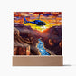 Grand Canyon Acrylic Square Plaque-[Heartfelt Family Gift]