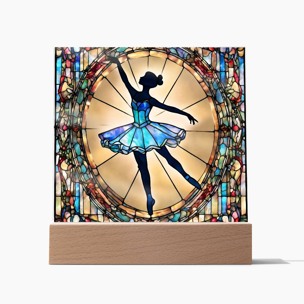 Personalized Ballerina Night Light  Custom LED Dance Room Decor for Girls-[Heartfelt Family Gift]