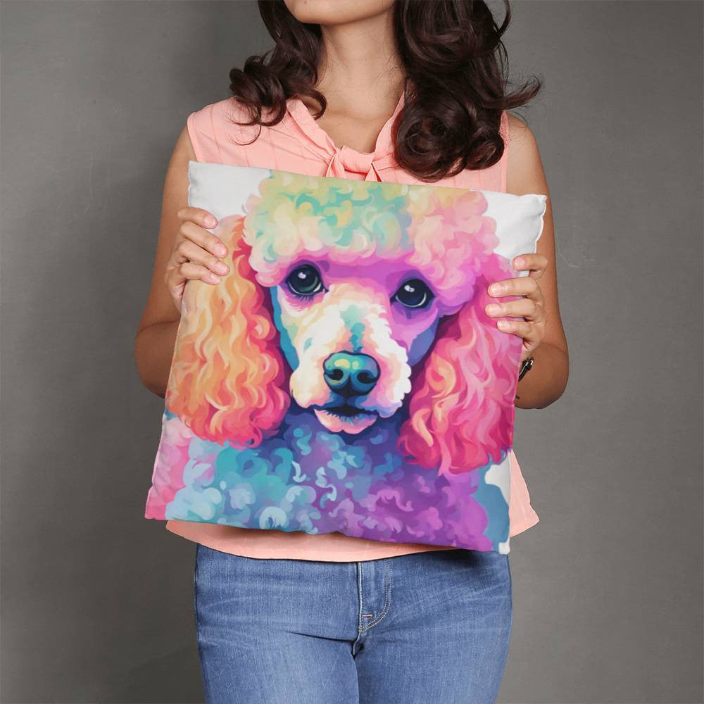 Poodle Paw Print Double Sided Classic Pillow in 5 Sizes-[Heartfelt Family Gift]