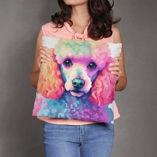 Poodle Paw Print Double Sided Classic Pillow in 5 Sizes-[Heartfelt Family Gift]