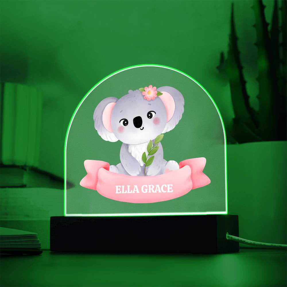 Kaola Bear Nightlight- Elegant Personalized Gift for Any Occasion-[Heartfelt Family Gift]