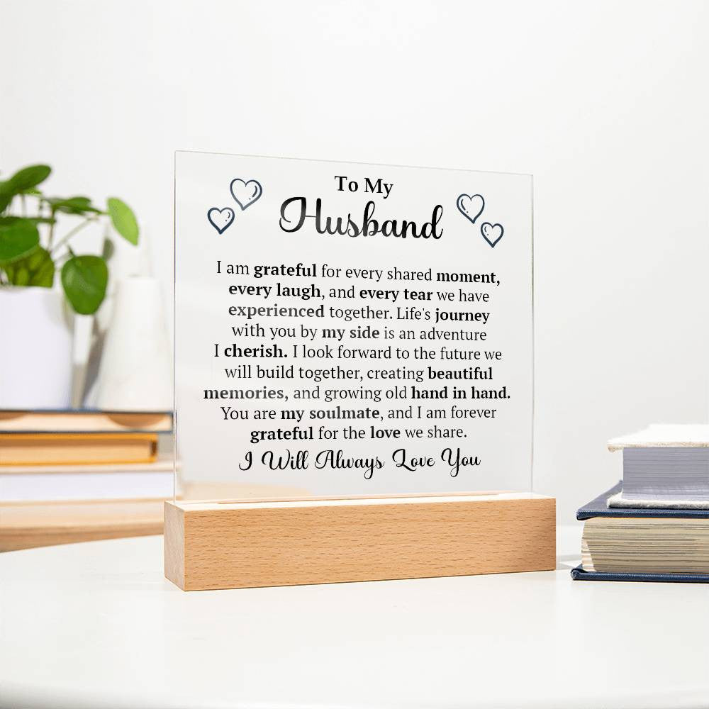 Husband Acrylic Plaque-[Heartfelt Family Gift]