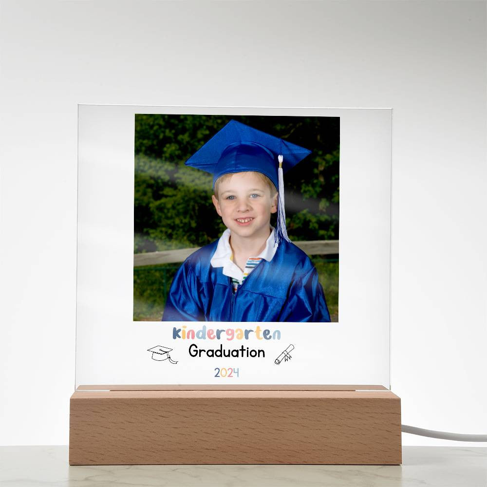 Kindergarten Acrylic Graduation Frame-[Heartfelt Family Gift]