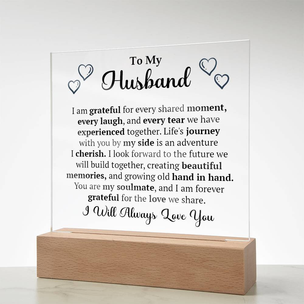 Husband Acrylic Plaque-[Heartfelt Family Gift]