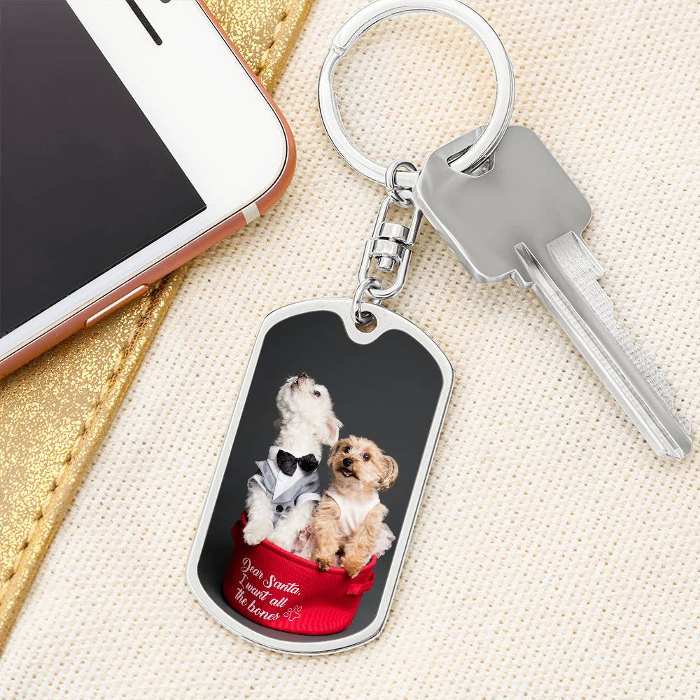 Personalized Pet Photo Keychain - Unique Memorial Gift for Dog Lovers-[Heartfelt Family Gift]