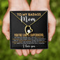 To My Badass Mom - You're Like a Superhero Forever Love Necklace-[Heartfelt Family Gift]