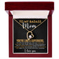 To My Badass Mom - You're Like a Superhero Forever Love Necklace-[Heartfelt Family Gift]
