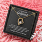 To My Beautiful Girlfriend Always And Forever Heart Necklace-[Heartfelt Family Gift]