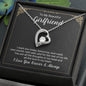 To My Beautiful Girlfriend Always And Forever Heart Necklace-[Heartfelt Family Gift]