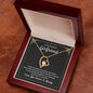 To My Beautiful Girlfriend Always And Forever Heart Necklace-[Heartfelt Family Gift]