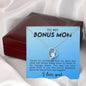 To My Bonus Mom Funny Forever Love Heart Necklace Gift for Stepmother-[Heartfelt Family Gift]