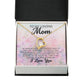 To My Loving Mom Forever Love Heart Necklace-[Heartfelt Family Gift]