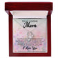 To My Loving Mom Forever Love Heart Necklace-[Heartfelt Family Gift]