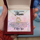 To My Loving Mom Forever Love Heart Necklace-[Heartfelt Family Gift]