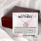 To My Loving Mother Love Knot Necklace-[Heartfelt Family Gift]