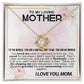 To My Loving Mother Love Knot Necklace-[Heartfelt Family Gift]