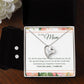 To My Mom  I Love You, I Really Do Forever Love Necklace Earring Set-[Heartfelt Family Gift]